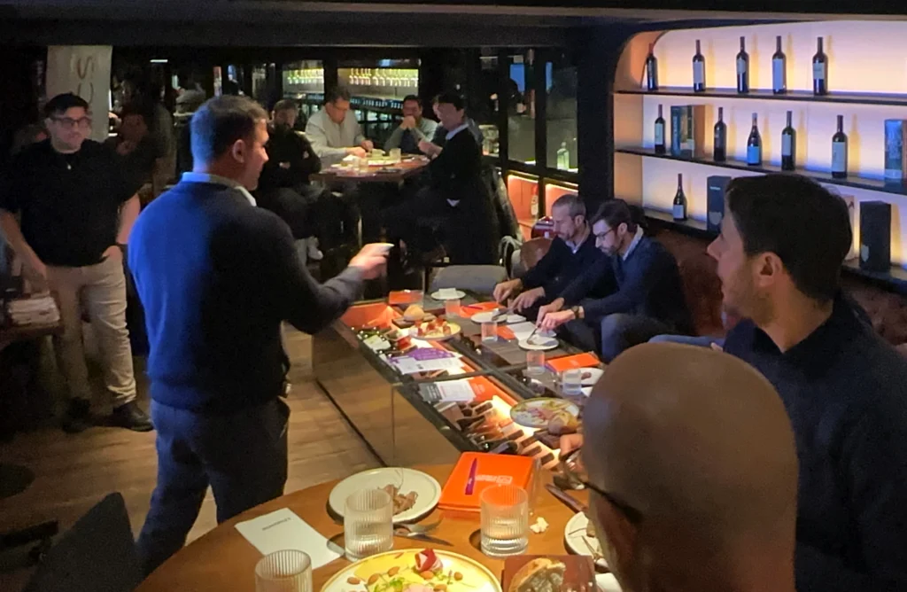 ciberseguridad al dente, almuerzo de trabajo en rosario