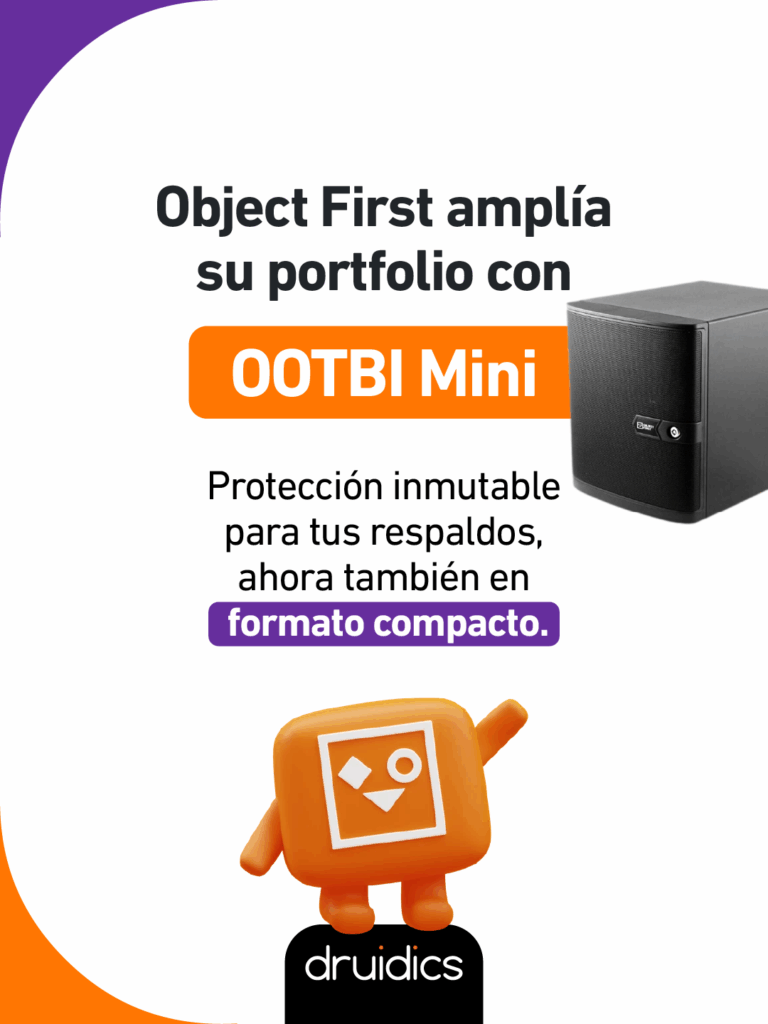 Protección de datos inmutable con OOTBI Mini de Object First